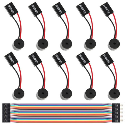 10 Stück PC Mainboard Intern Mini Lautsprecher Computer Gehäuse Mainboard BIOS Alarm