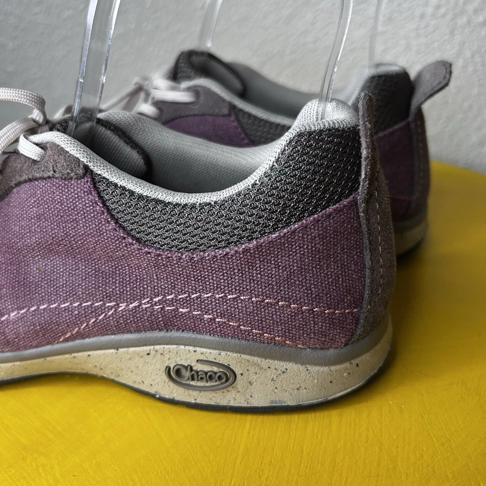 Zapatillas Chaco Ron Pasas Lona Parte Superior Baja Encaje Senderismo Zapatos Entrenadores Mujer 7.5 Foto 3 de 4