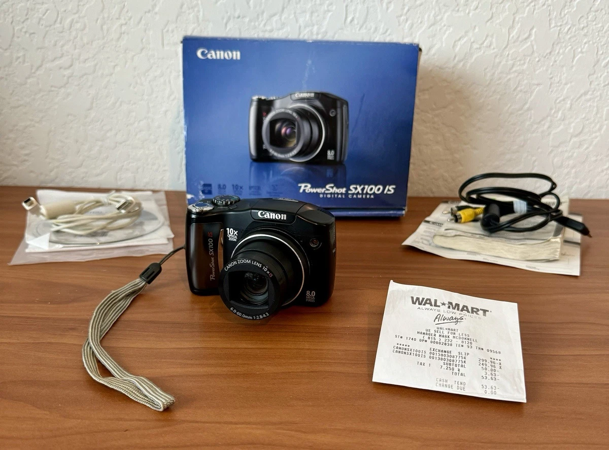 Canon PowerShot SX100 IS Image Stabilization Digital Cameras for