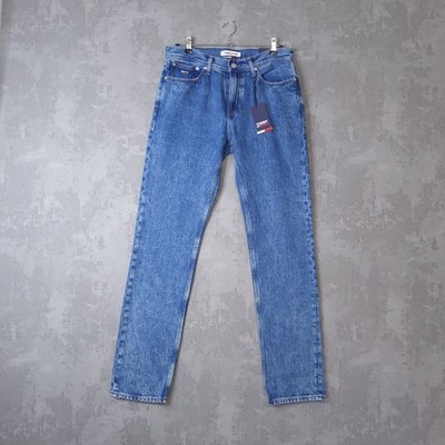 Tommy Hilfiger Jeans Ethan Jeans Herren W30 x L34 blau Denim Relaxed Straight