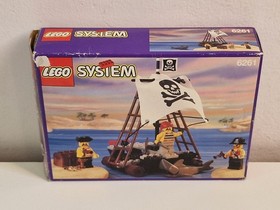 Lego Vintage Set Legoland Pirates 6261 Raft Raiders with box instructions