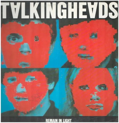 Talking Heads Remain In Light LYRICS INSERT Sire Vinyl LP