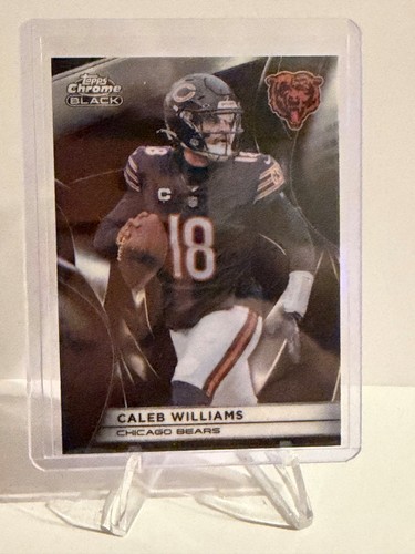 2025 Topps Chrome Black- Caleb Williams Base #20 Chicago Bears