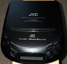 Vintage JVC XL-P40 Portable CD Player Hyper Bass Sound Compact Disc Player