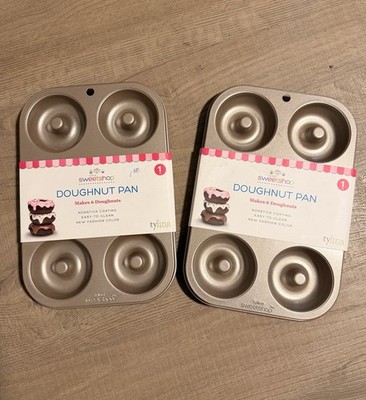Tylina Sweetshop Doughnut Pans Makes 6 Doughnuts Each Set Of 2. New!!