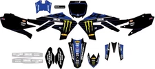 2021 D'Cor Visuals Star Monster Energy Yamaha Graphic Kit-YZ 250F-19-23 - Motocr