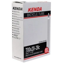 Kenda 700c Butyl Tube with RVC Valve, 20-28mm Width, Low Lead Content, Durable