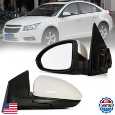 Lqito Left Driver Mirror Chevy Cruze 11-15 Sedan Hatchback Power Glass