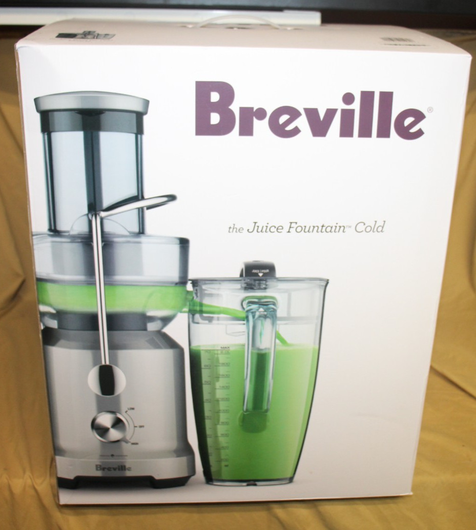 Breville Juice Fountain Cold Centrifugal Juicer - Silver (BJ
