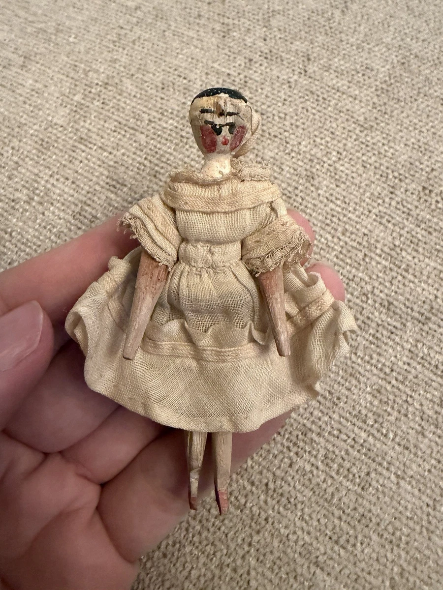 Antique Peg Doll Indiana Antique Wood Dolls for sale | eBay