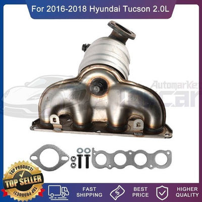 #ad #ad New For 2016 2018 HYUNDAI Tucson 2.0L FWD Front Manifold Catalytic Converter $171.57
