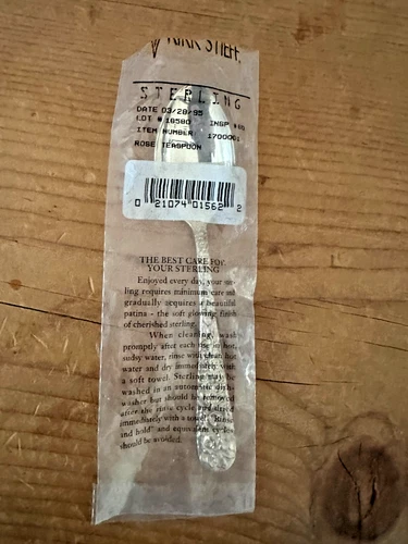 Kirk Stieff - Stieff Rose Sterling Silver Teaspoon Spoon - No Mono Brand New