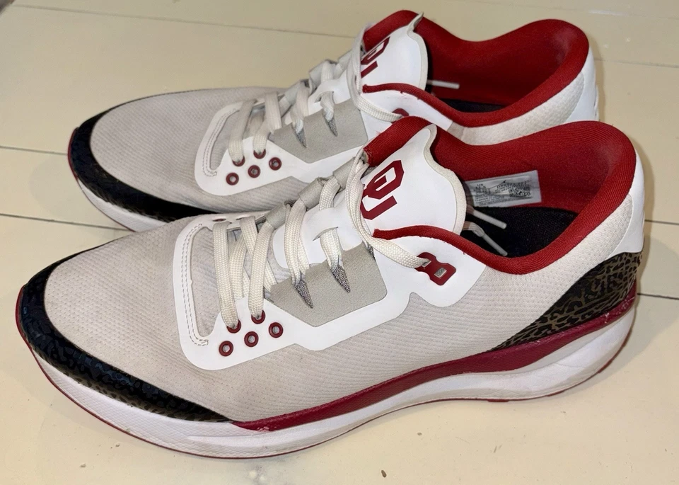 Nike Jordan Zoom Tenacity 88 Oklahoma Sooners PE Player Issue Edition Size 11.5 - Image 3 of 4