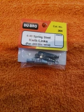 Du-Bro - 4-40 Spring Steel Kwik-links For .093 Dia Wire - Part 304 - JT25