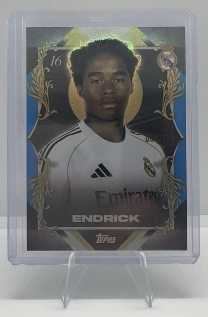2025 Topps Los Blancos Real Madrid Endrick /150 Black Parallel #49