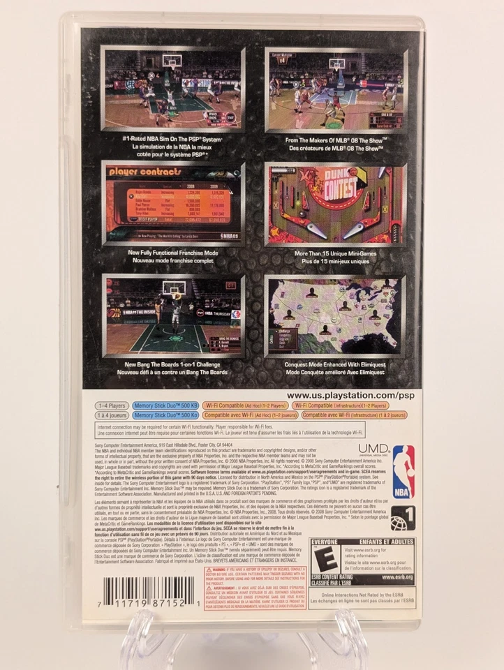 NBA 09: The Inside (Sony PSP, 2008) ➡️CIB Complete - Tested  & Working 🎮 - Image 2 of 4