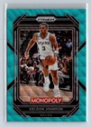 2022 Panini Prizm Monopoly Basketball Teal Wave Keldon Johnson #79