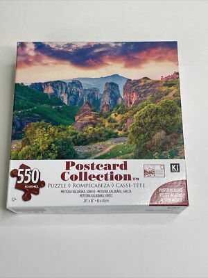Karmin Meteora Kalabaka Greece 550 Piece Puzzle