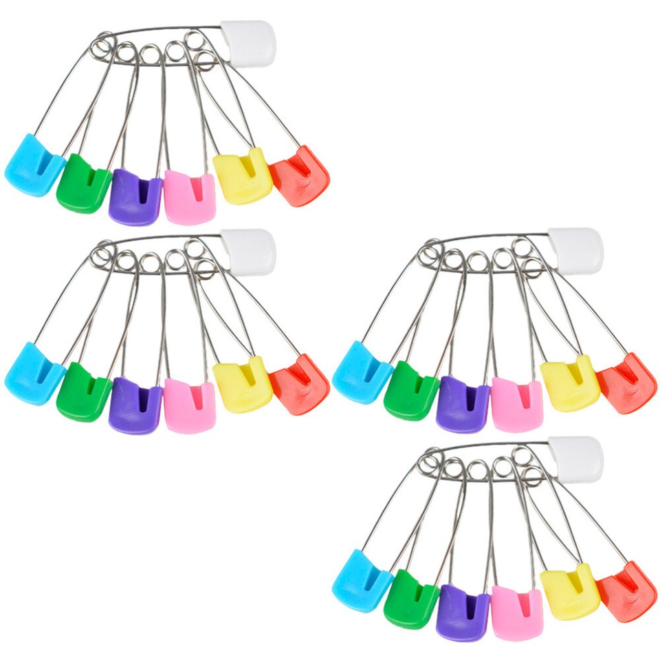 50pcs Clothes Safety Pin Baby Nappy Pin Baby Diaper Pin Nappy Safety