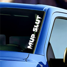 Mud Slut Funny Windshield Sticker Banner Vinyl Decal Off Road Truck Mud Slut Funny Windshield Sticker Banner Vinyl Decal Off Road Truck