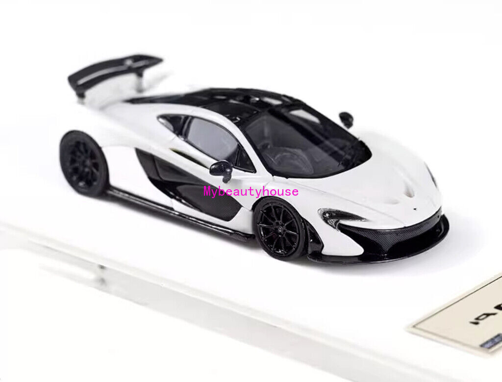 DMH 1:64 White P1 Super Racing Sports Model Diecast Resin