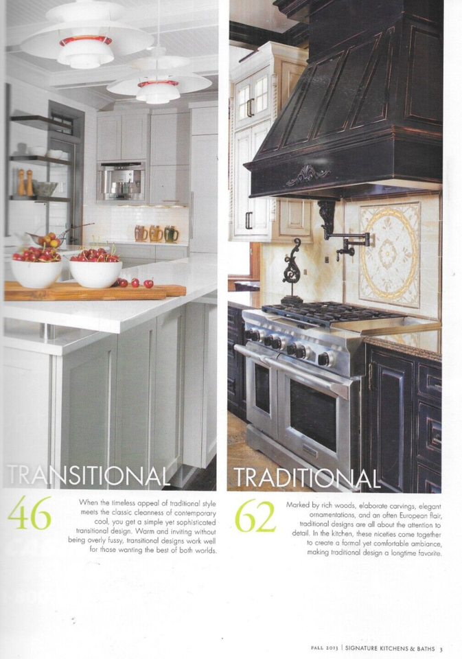 Signature Kitchens Baths Magazine Traditional Contemporary Designers