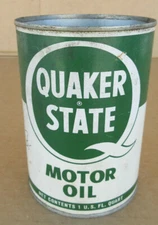 Vintage Quaker state oil quart vintage Oil Can Quart 