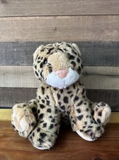 Adorable Plush Leopard Cub Sitting 13 Tall