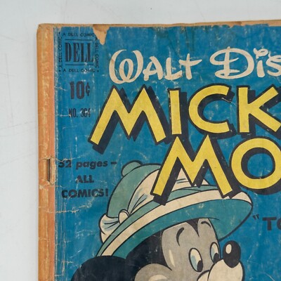 Walt Disney's Mickey Mouse Dell Comics #304 Vintage 1950 Animated