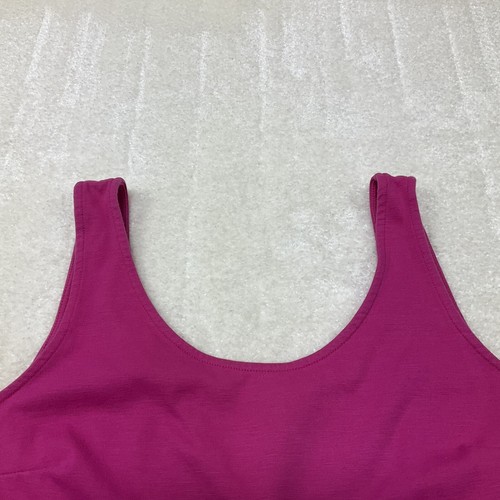 Old Navy Womens Size L Fuchsia Pink Fit And Flare Mini Tank Dress Casual - Picture 7 of 9