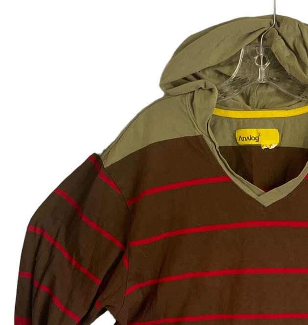 Sudadera con Capucha Ligera Manga Larga Diseño Ag Analógico Unlikely Futures Tema Años 80 Usada en Excelente Condición Foto 2 de 4