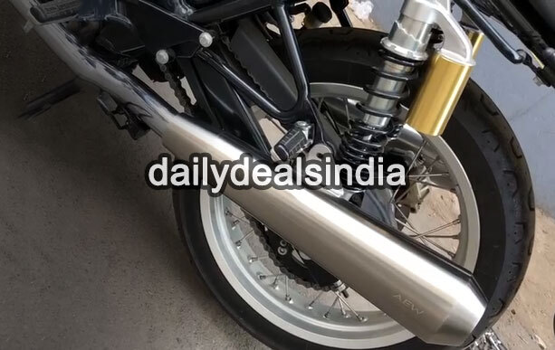 Échappement AEW Te 103 Pour Royal Enfield GT & Interceptor 650cc (2018-2023) – Inox – Finition Mate – Neuf