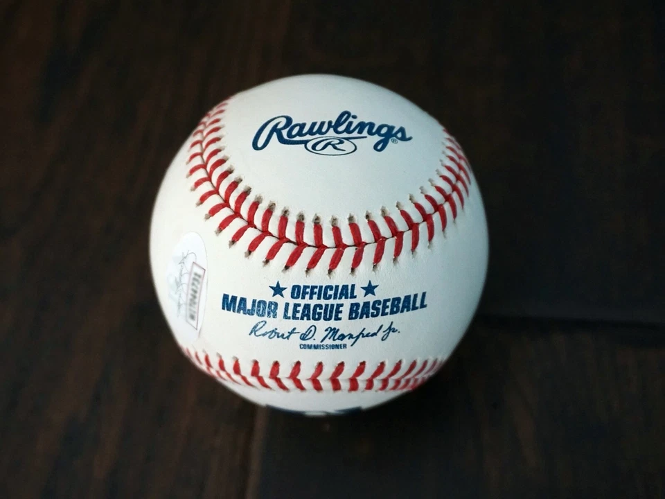 Jose Canseco 86 AL ROY Signed Autograph White Baseball JSA COA Oakland A's Great - Image 2 of 2