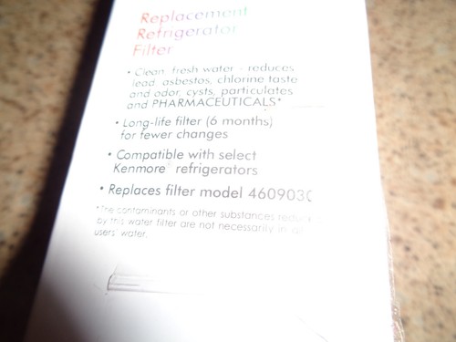 Kenmore 460 9083 Refrigerator Filter Replacement Open Box - Picture 4 of 5