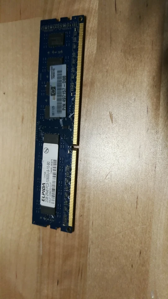 PAIR OF 2GB HP TO 497157-B88 497157-D88 576110-001 57Y4390 EEBJ21UE8BDF0-DJ-F - Image 2 of 4