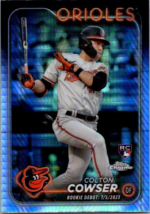 2024 Topps Update #US72 Colton Cowser Rainbow Foil