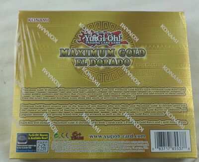 Yu-Gi-Oh! CCG Maximum Gold El Dorado 1st Edition Box Set KON85537