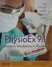 PhysioEx 9.0: Laboratory Simulations in Physiology with 9.1 Update - VERY GOOD