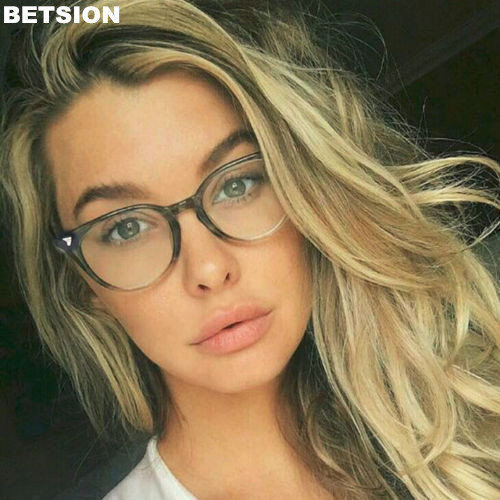 Vintage Oval Eyeglass Frames Glasses Full Rim Spectacles Eyewear Clear UV400