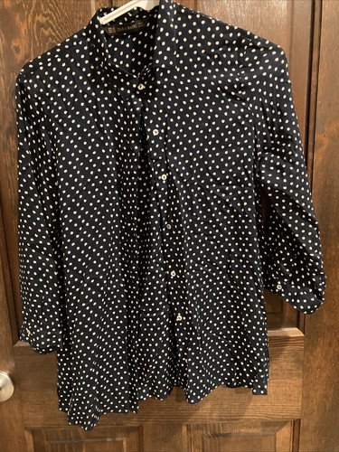 small polka dot blouse
