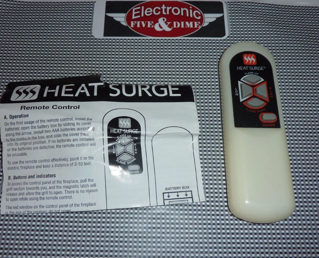 Heat Surge White Remote 30000032 for Heat Surge Except for the 2007 Models  | eBay