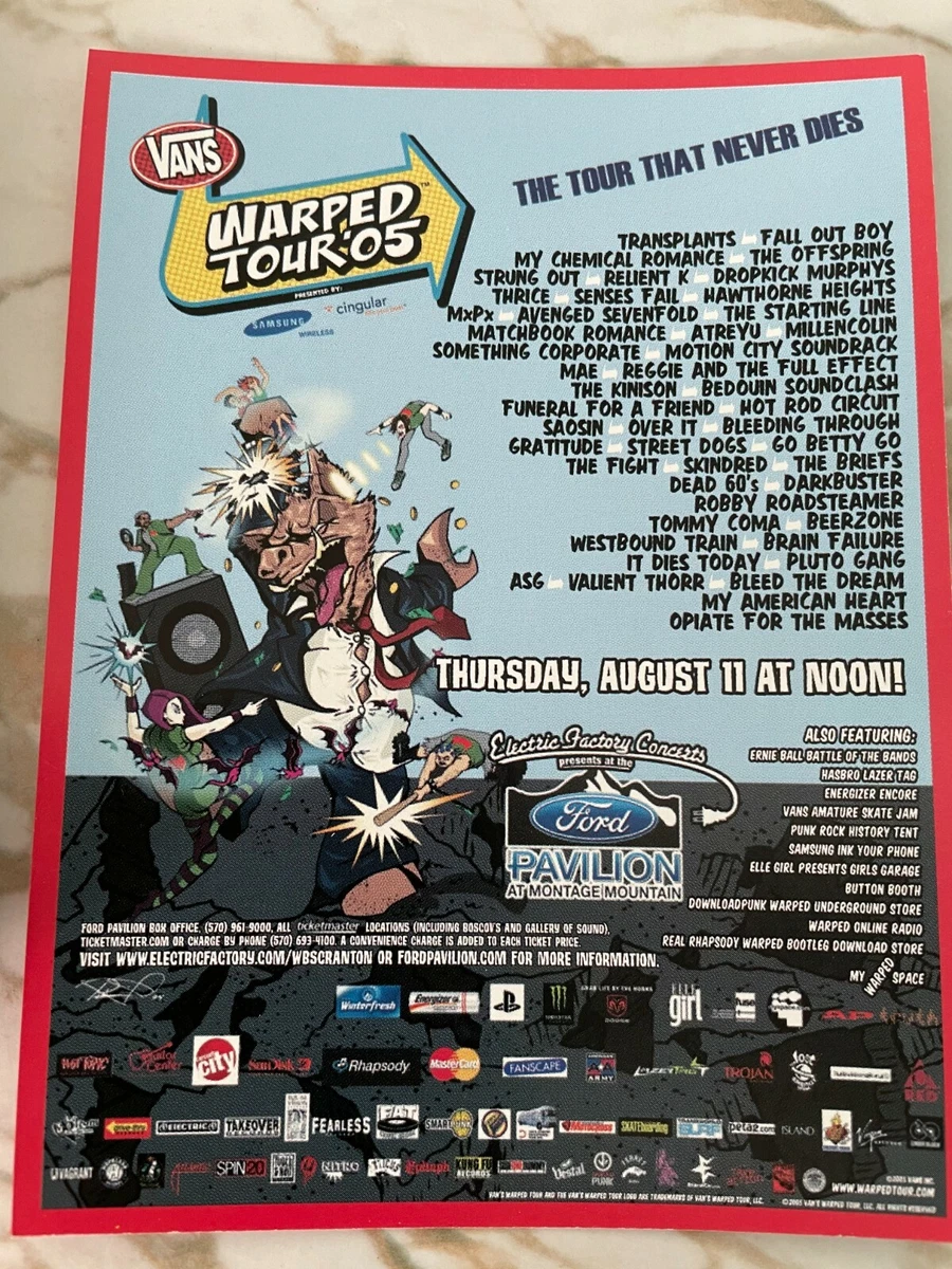 Warped Tour Scranton 2025 Tickets Shae Yasmin