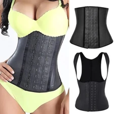 Latex Waist Trainer Colombianas Fajas Abdomen Long Torso Shaperwear Body Shaper*