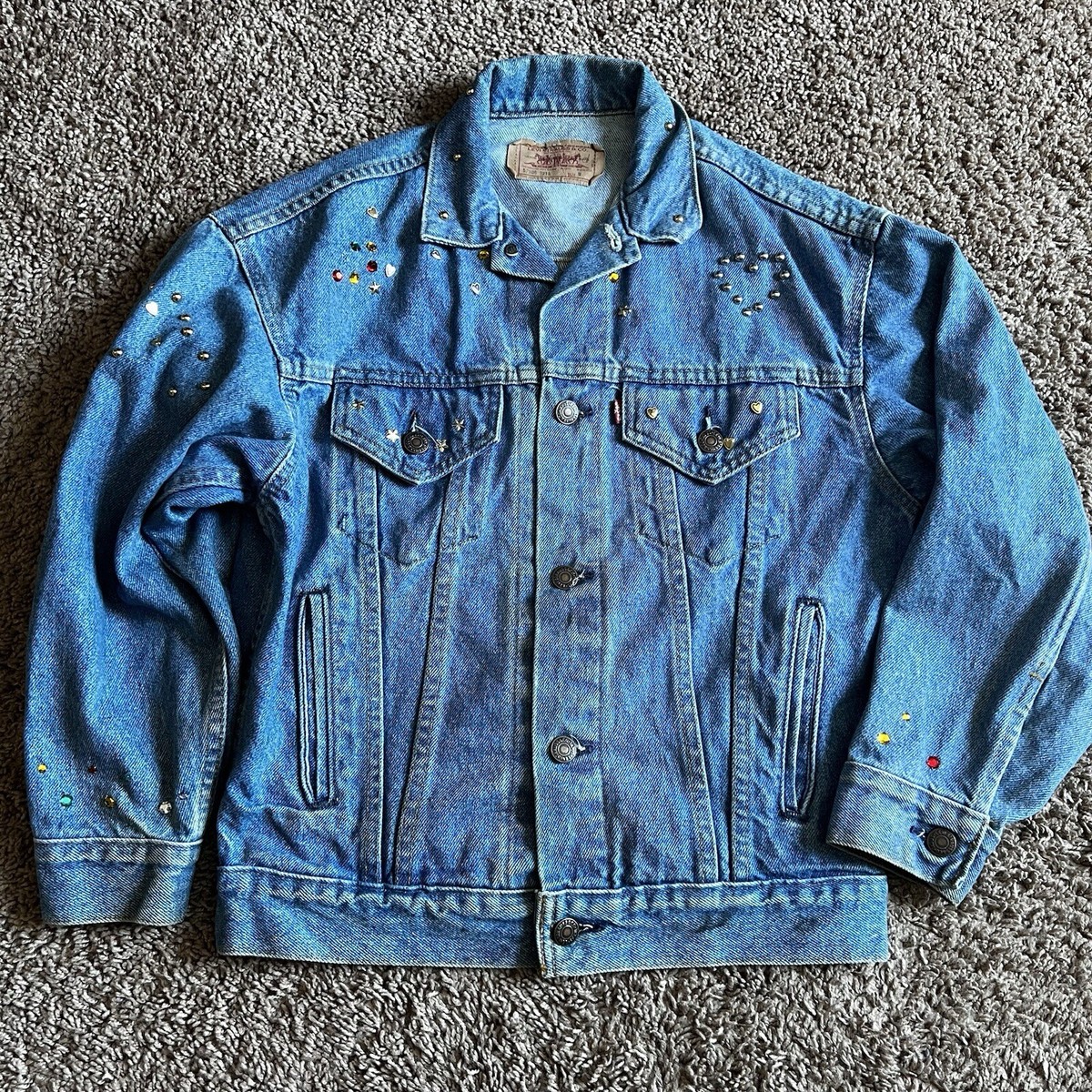 Vintage USA Levi's 57508-0214 Denim Jean Jacket Type 3 Womens