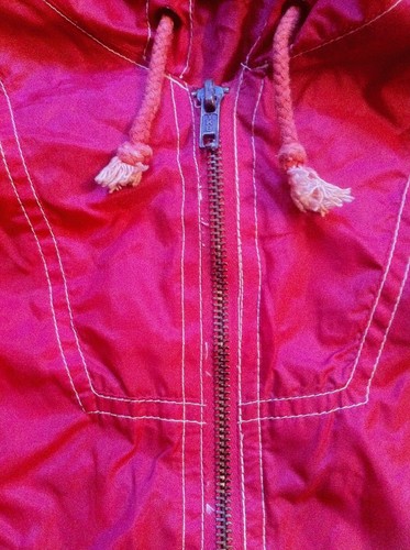 FRENCH 1980s CAMPS HIP HOP MEN HOODED WINDBREAKER JACKET~ PACKABLE & HIP BAG ~L - Picture 9 of 12