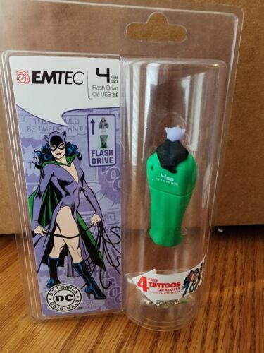 Emtec Cat Woman 4GB USB Flash Drive DC Comics Batman Memory Stick - Picture 1 of 2