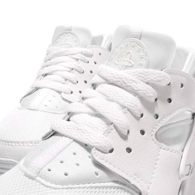 Nike Huarache Run (654275 110) Triple White Pure Platinum 6Y