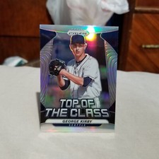 George Kirby 2020 Prizm Baseball Top of the Class Silver Prizms Insert Card 
