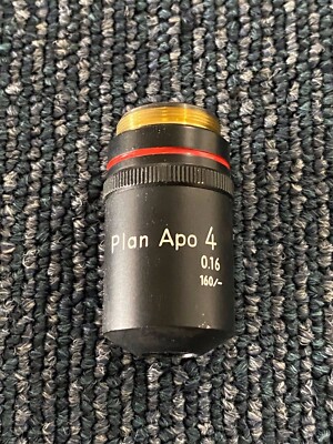 Nikon Plan APO 4, 0.16, 160 / - Microscope Objective | eBay