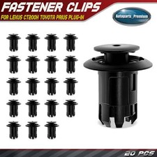 20pcs 22mm Nylon Rocker Moulding Retainer Clips For Lexus Ct200h Toyota Prius